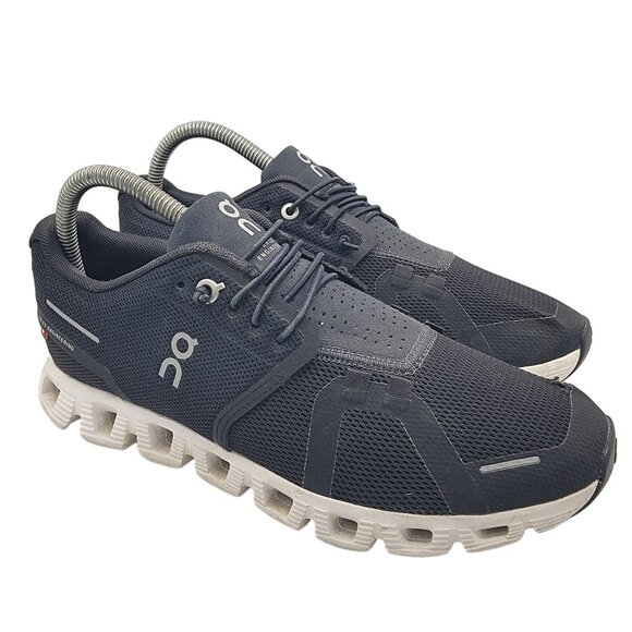 On Cloud 5 Womens 8 Black Shoes Athletic Outdoors Walking Lightweight Running - Picture 1 of 14